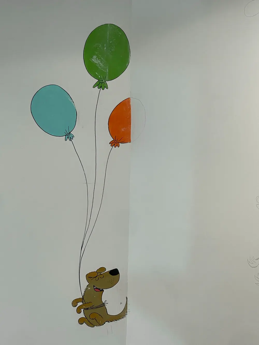 La decorazione originale prima della ripresa
